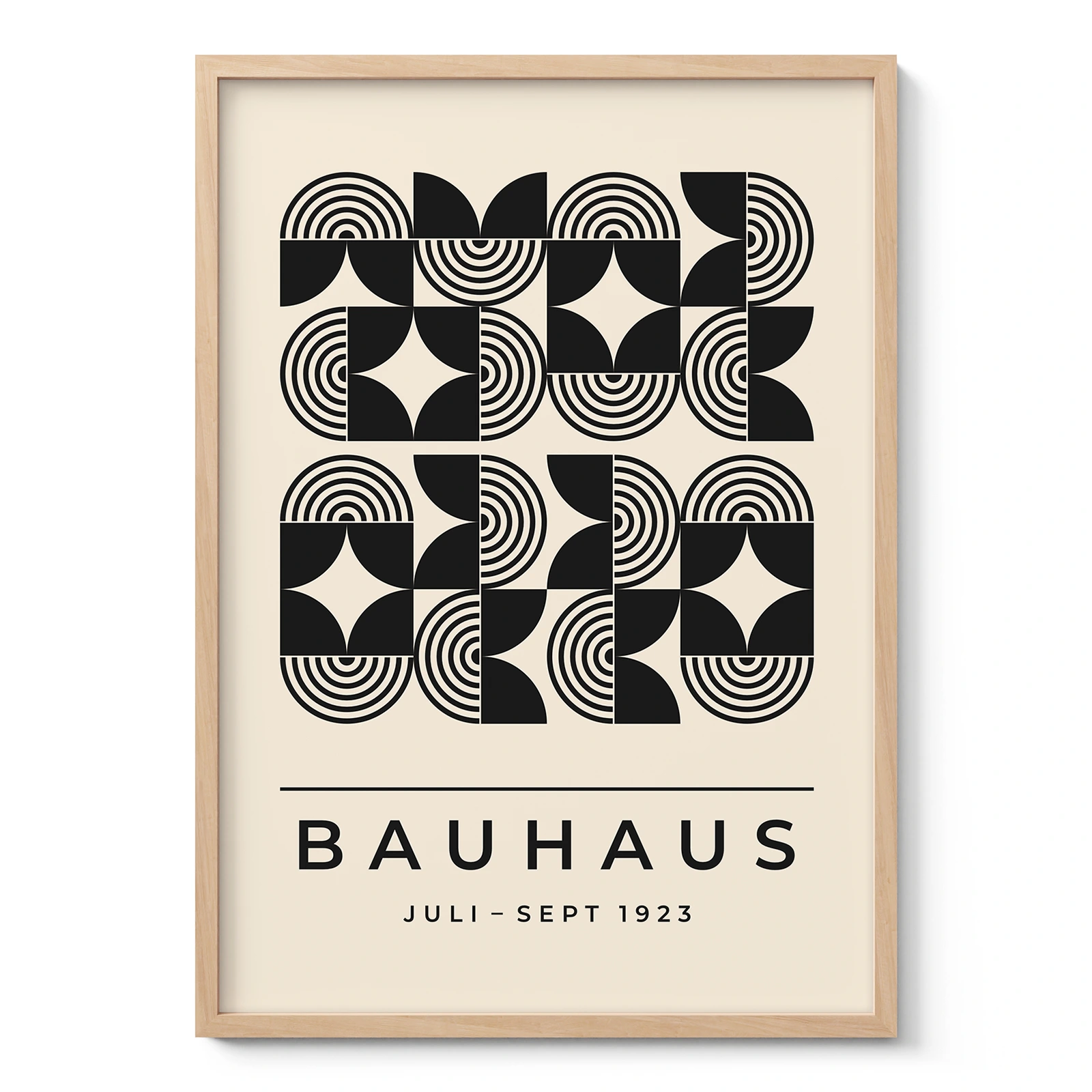 Bauhaus Art Print – Black Field