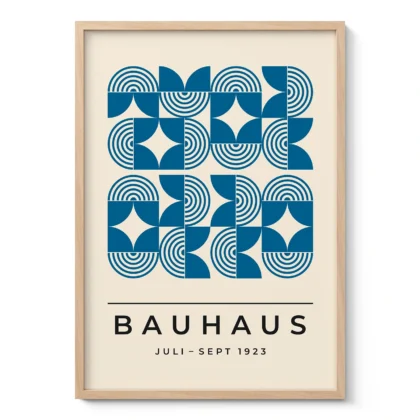 Bauhaus Art Print – Blue Field