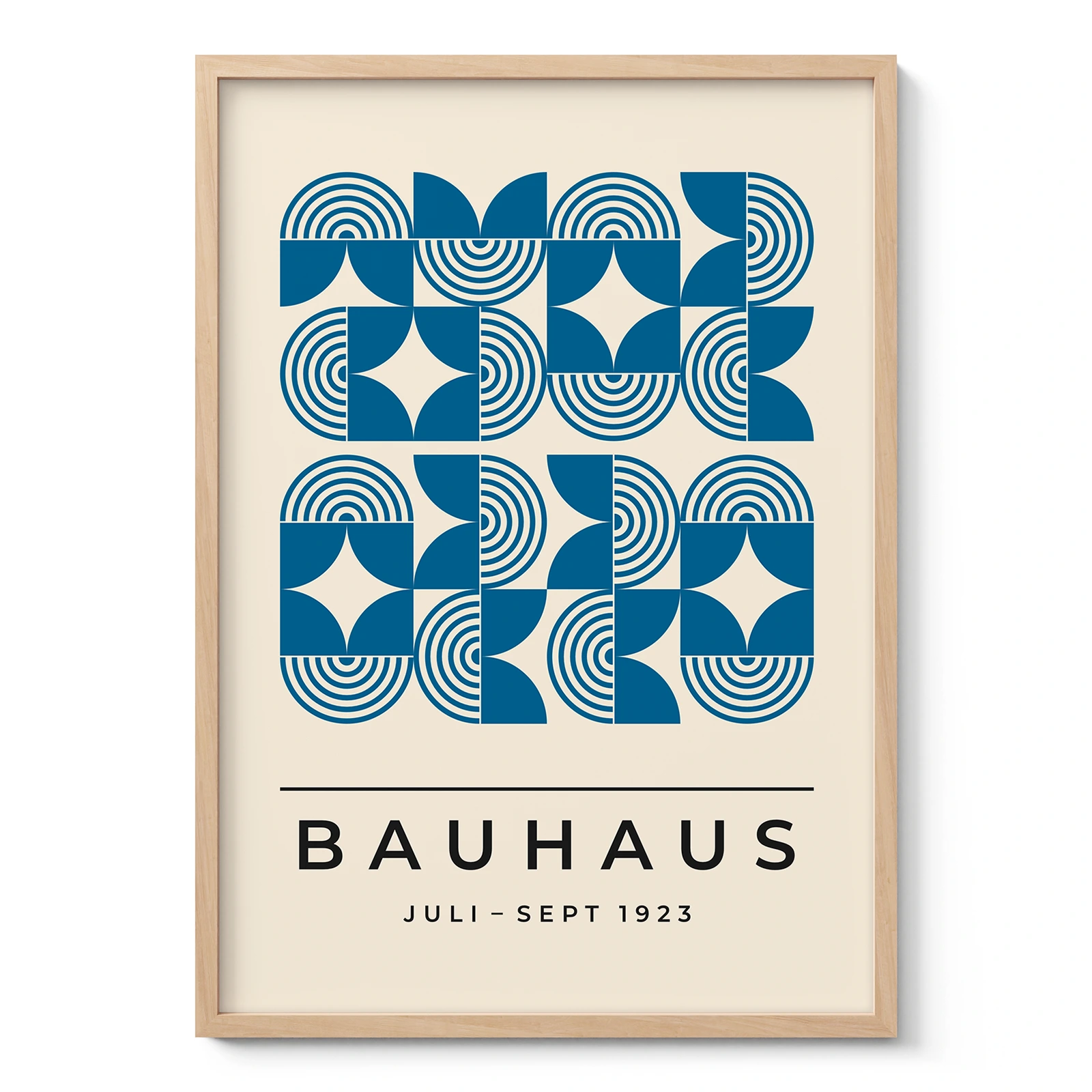 Bauhaus Art Print – Blue Field