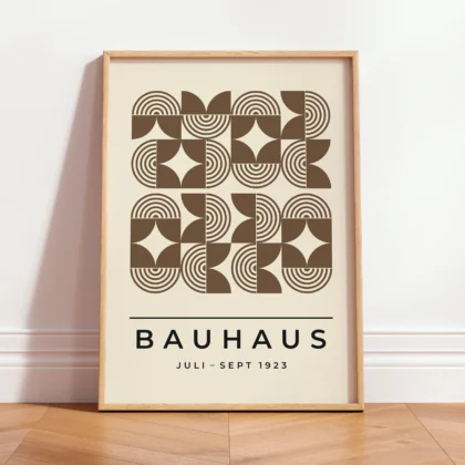 Bauhaus Art Print – Brown Field