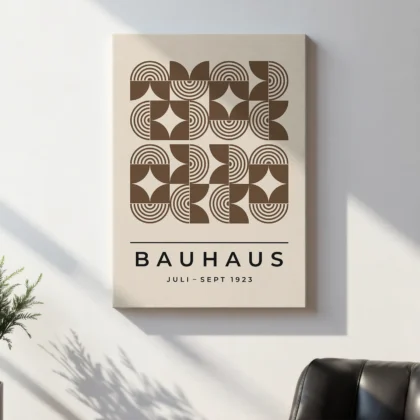 Bauhaus Art Print – Brown Field