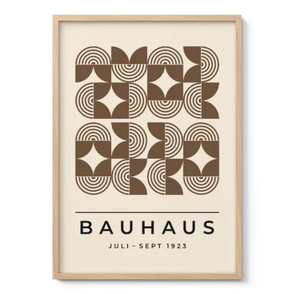 Bauhaus Art Print – Brown Field