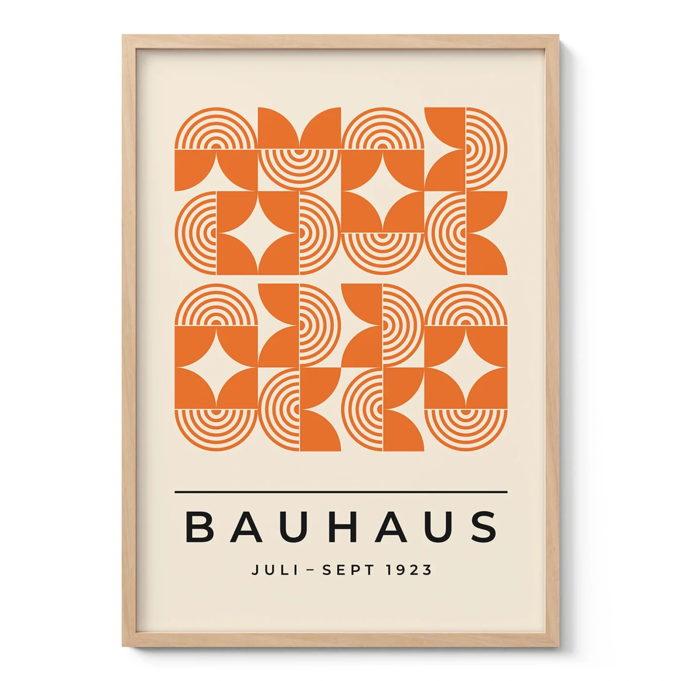 Bauhaus Art Print – Orange Field