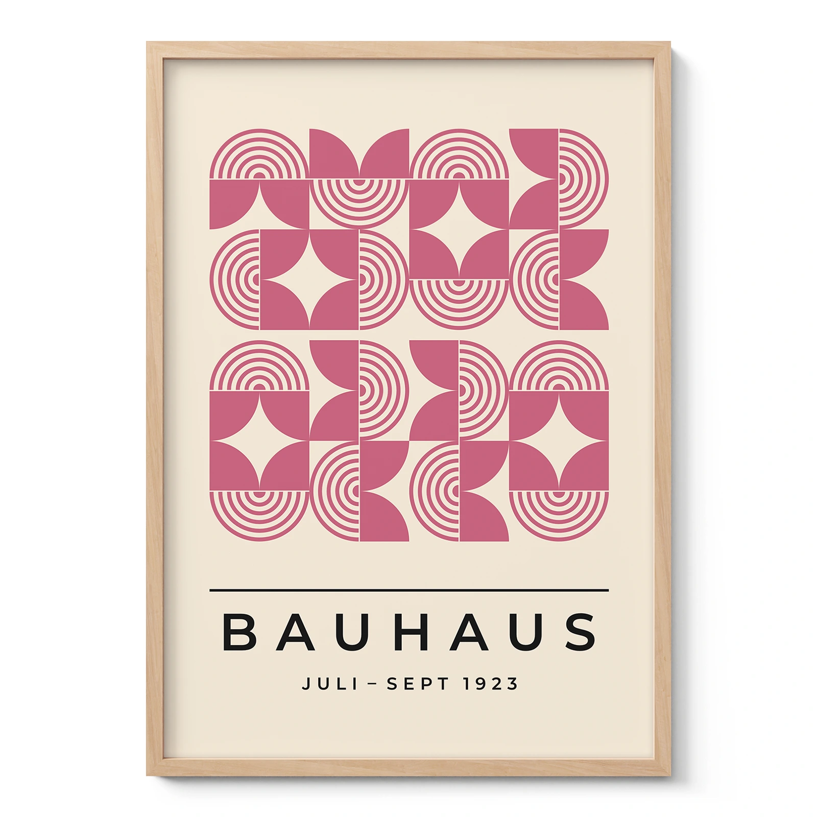 Bauhaus Art Print – Pink Field