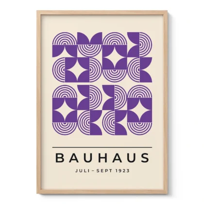 Bauhaus Art Print – Purple Field
