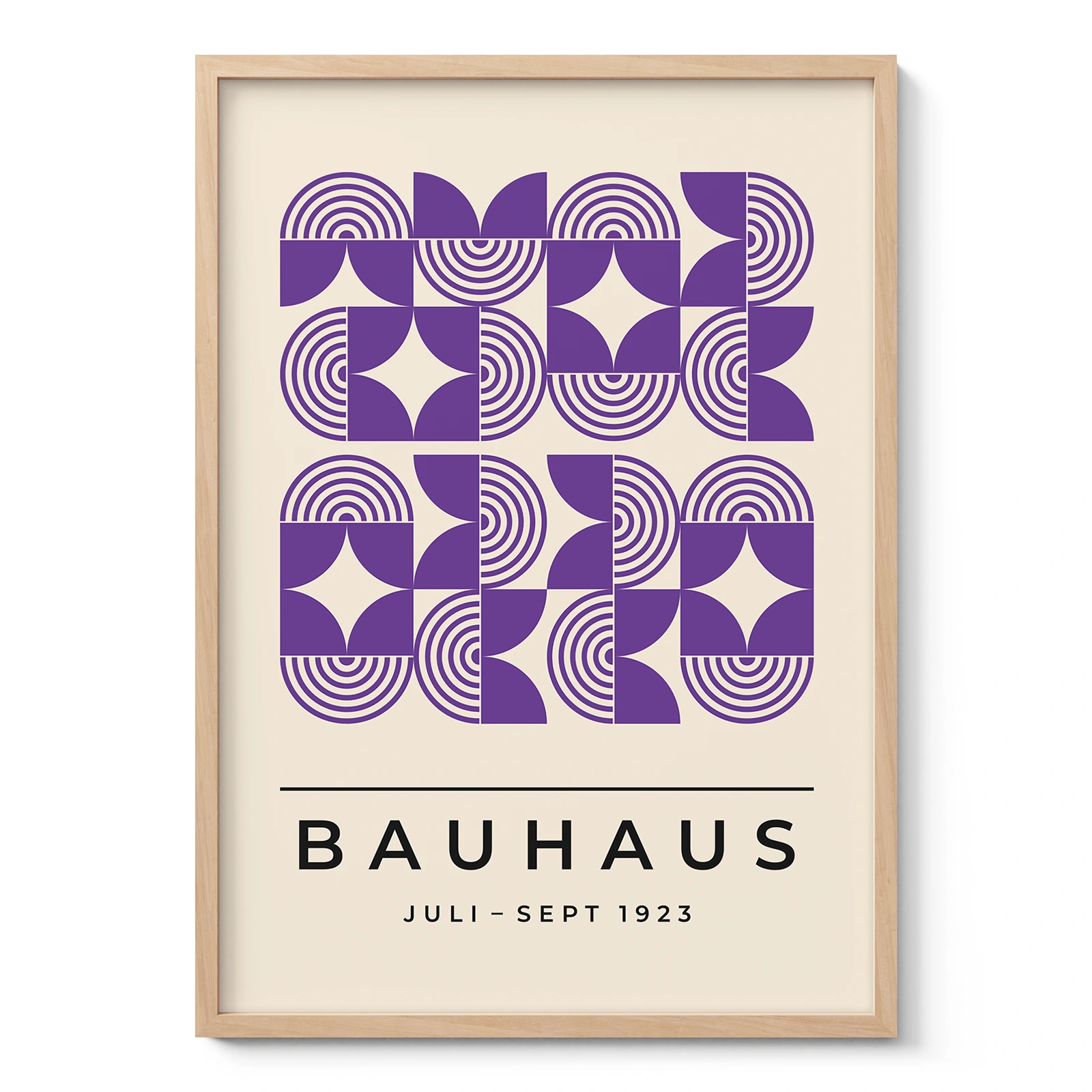 Bauhaus Art Print – Purple Field