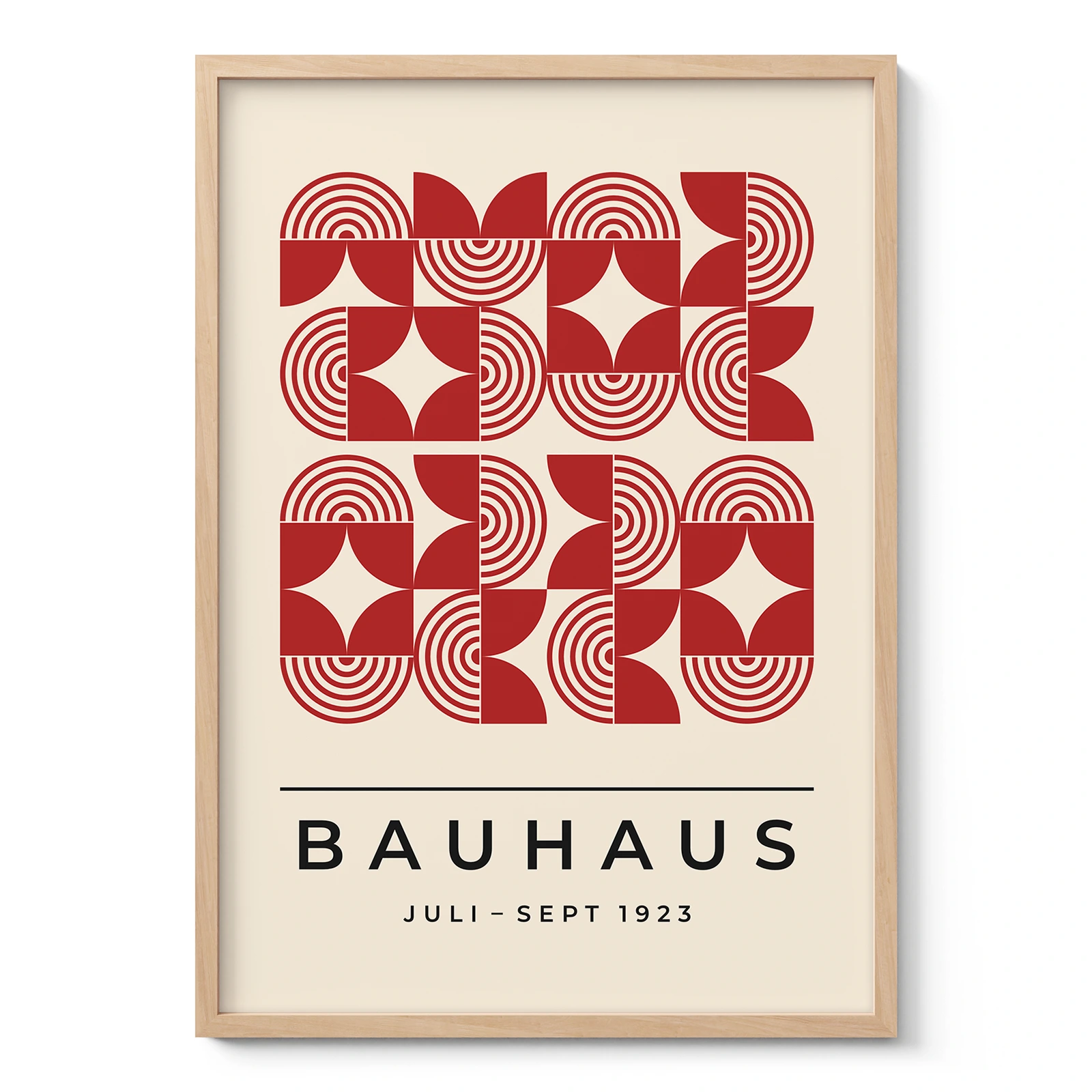 Bauhaus Art Print – Red Field
