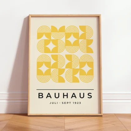 Bauhaus Art Print – Yellow Field