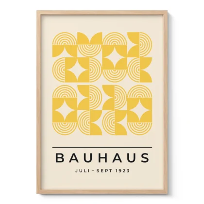 Bauhaus Art Print – Yellow Field