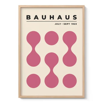 Bauhaus paveikslas – Rožinių apskritimų kompozicija (1923)