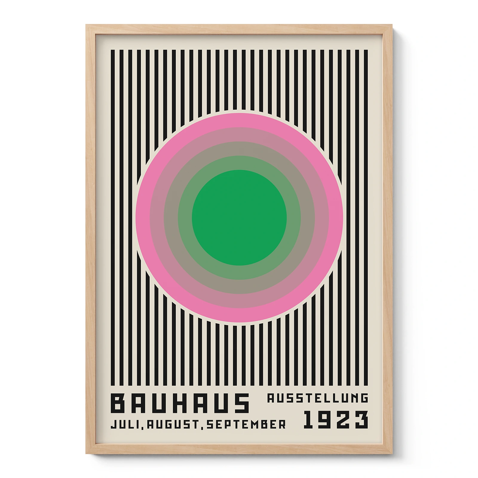 Bauhaus Wandbild – Rosa Aura
