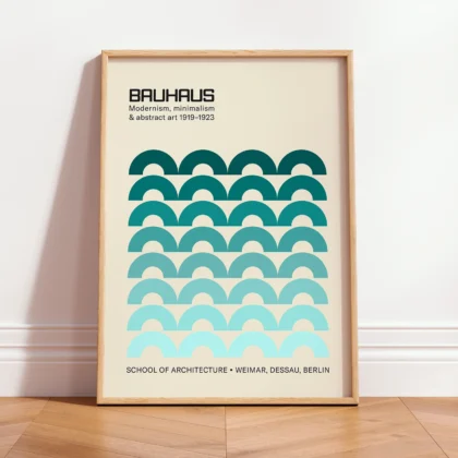 Bauhaus paveikslas – Tamsiai žalios arkos