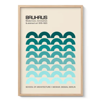 Bauhaus paveikslas – Tamsiai žalios arkos