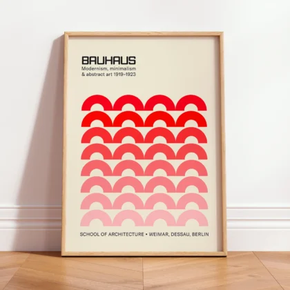 Bauhaus paveikslas – Raudonos arkos