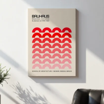 Bauhaus paveikslas – Raudonos arkos
