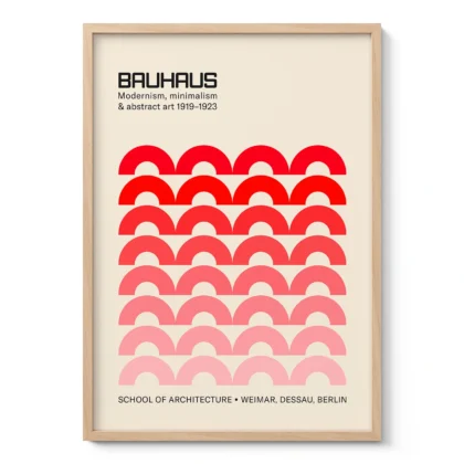 Bauhaus paveikslas – Raudonos arkos