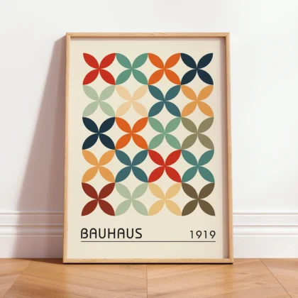 Bauhaus Wandbild – Blütenformen