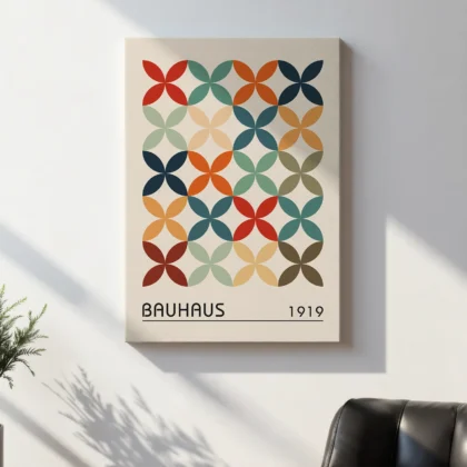Bauhaus Wandbild – Blütenformen