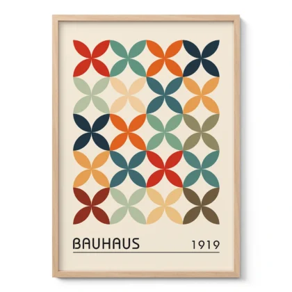 Bauhaus Wandbild – Blütenformen