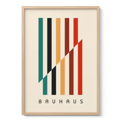 Geometric Bauhaus Print – Vertical Lines