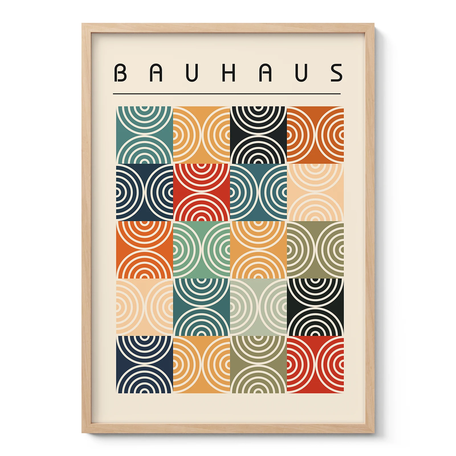 Bauhaus Print – Color Arcs