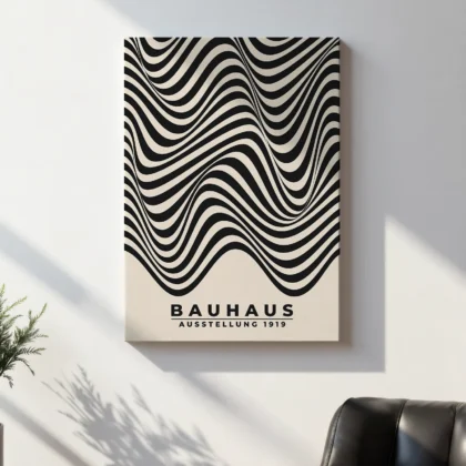 Bauhaus paveikslas – Juodos bangos
