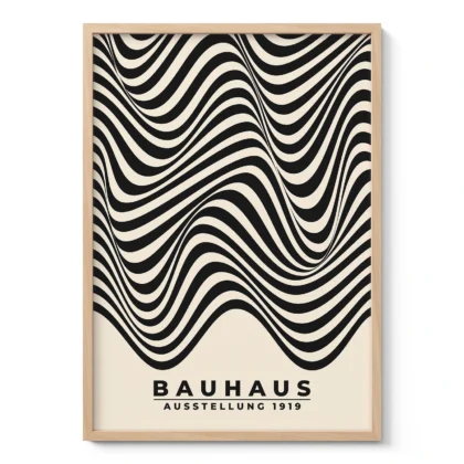Bauhaus paveikslas – Juodos bangos