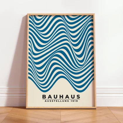 Bauhaus paveikslas – Mėlynas bangos