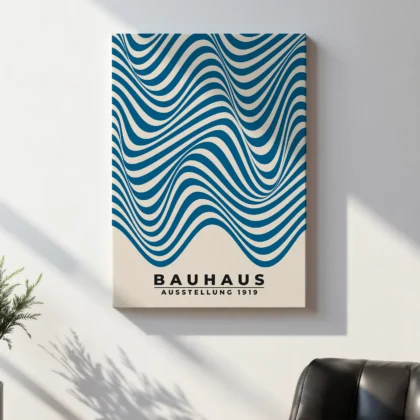 Bauhaus paveikslas – Mėlynas bangos