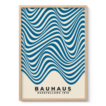 Bauhaus paveikslas – Mėlynas bangos