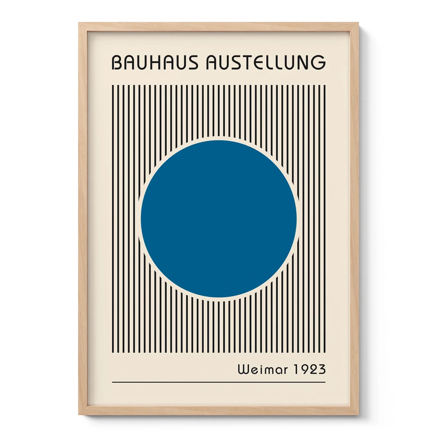 Bauhaus Art Print – Blue Circle