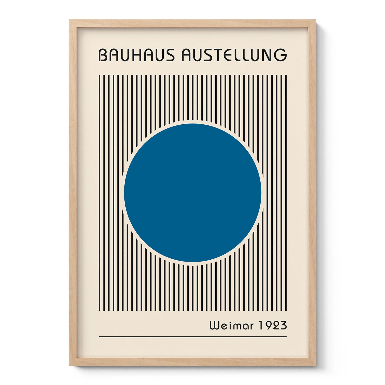 Bauhaus Art Print – Blue Circle