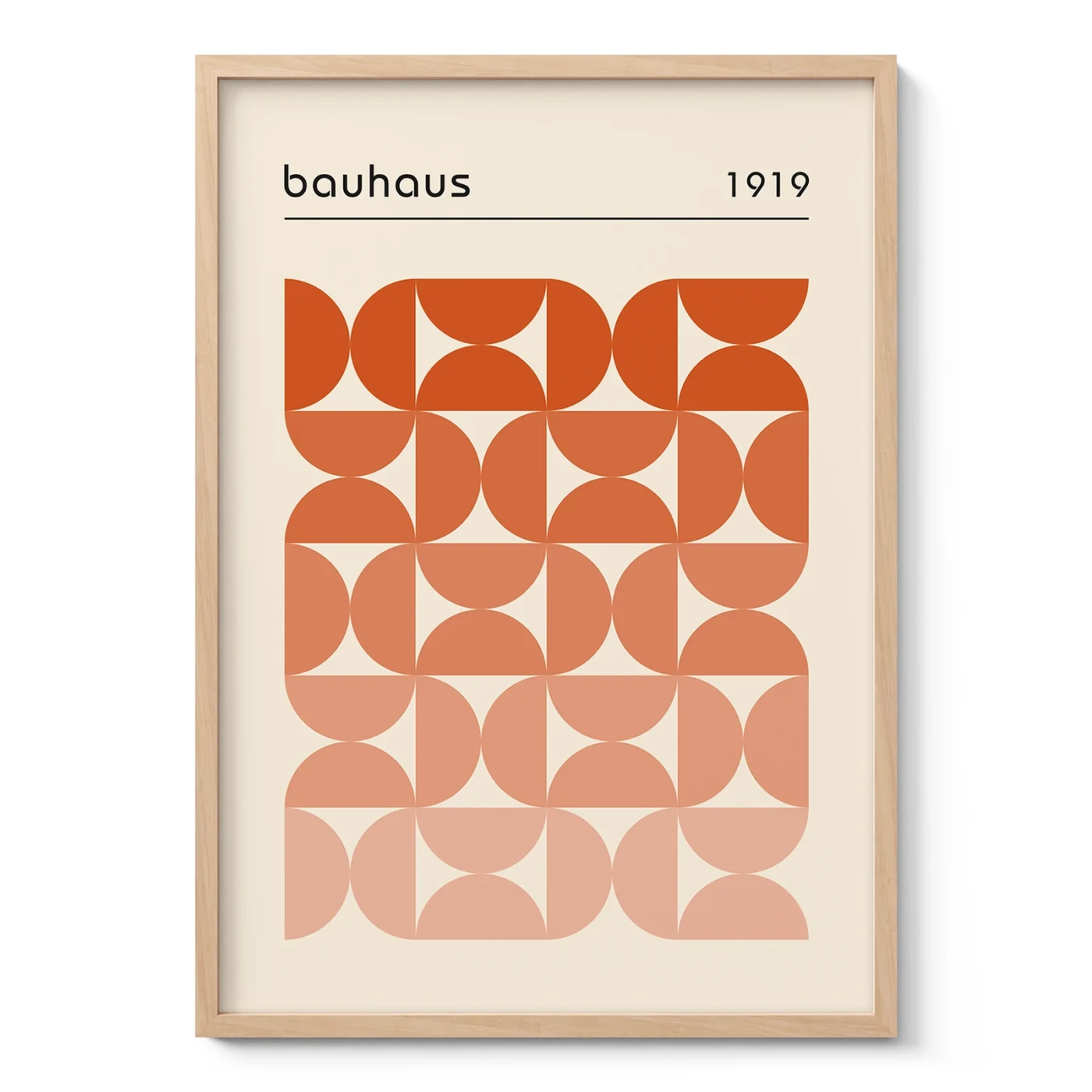 Bauhaus 1919 Wall Art – Warm Silence