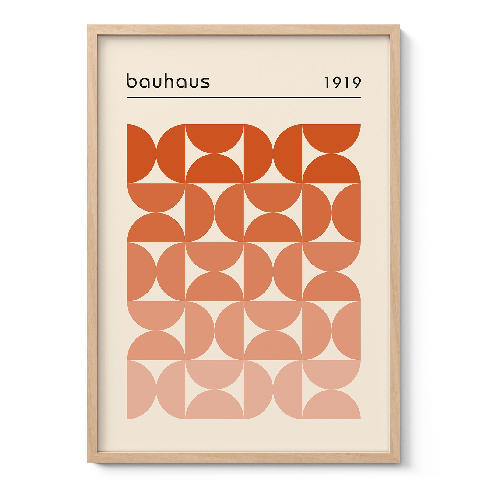 Bauhaus 1919 Wall Art – Warm Silence