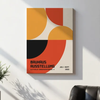 Bauhaus Wandbild – Geometrische Komposition 1923