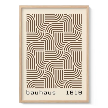 Bauhaus paveikslas – Ruda tyla
