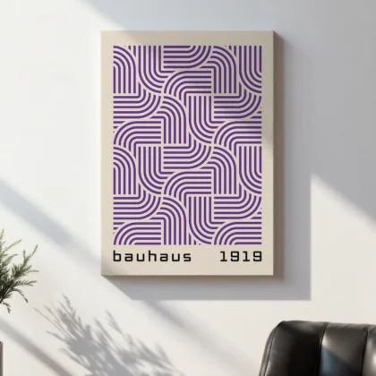 Bauhaus paveikslas – Violetinė tyla