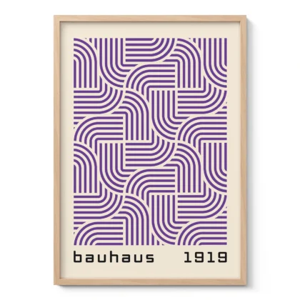 Bauhaus paveikslas – Violetinė tyla
