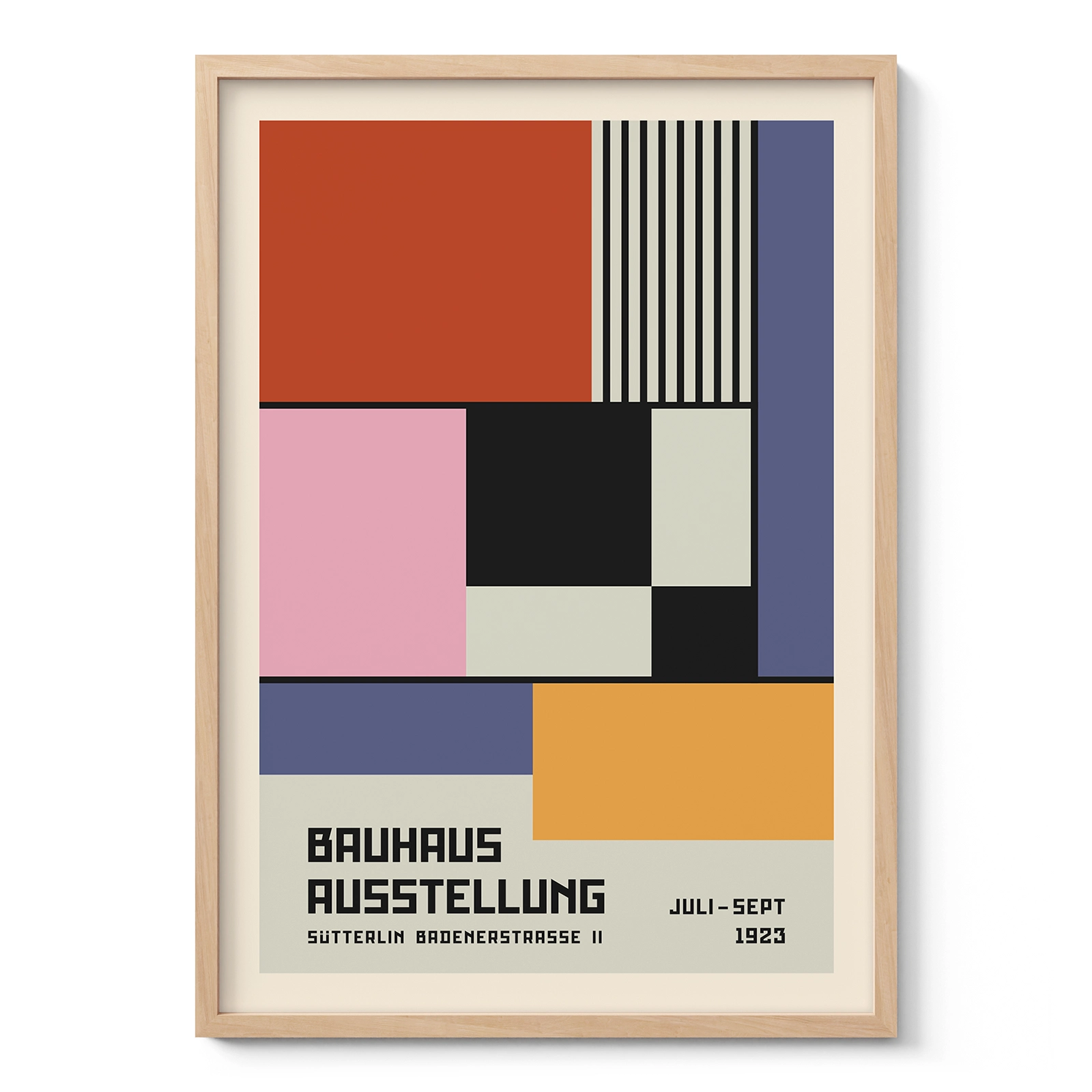 Bauhaus Ausstellung Print – Block Composition