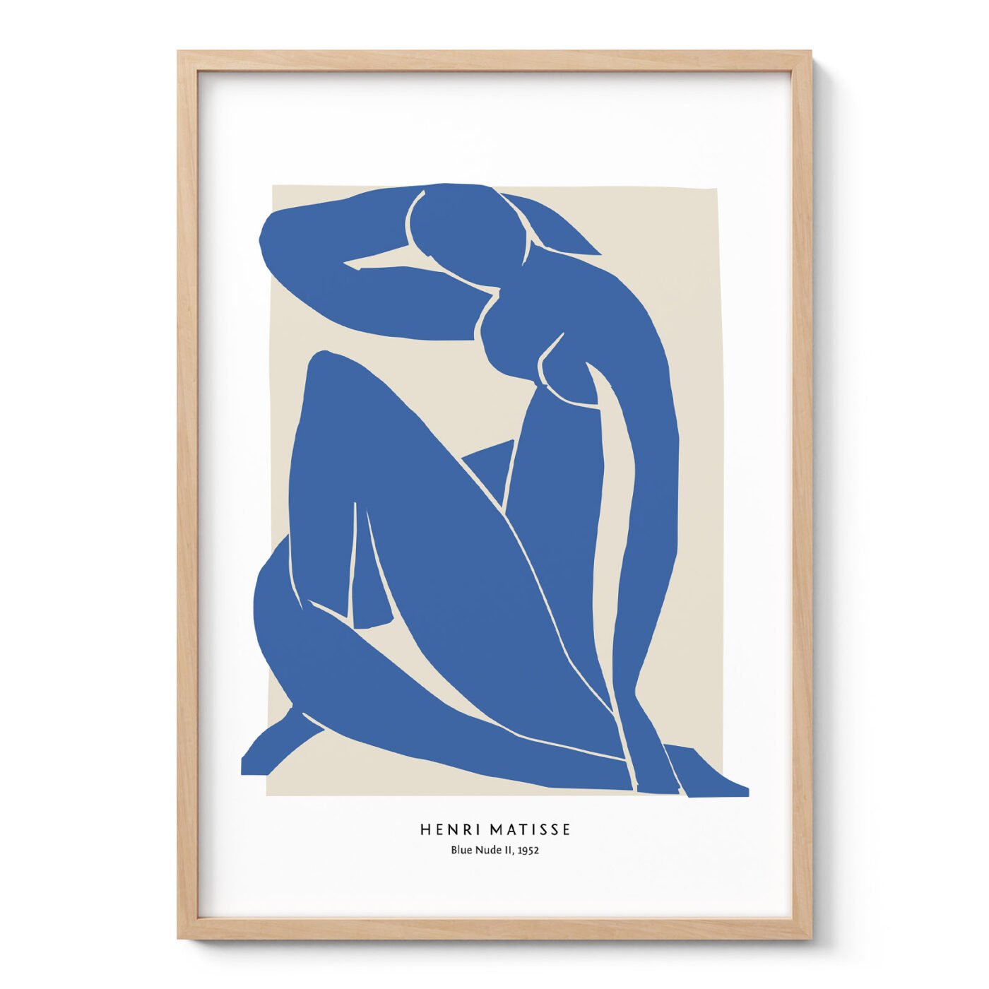 Blue Nude Matisse Poster – Modern Art Print