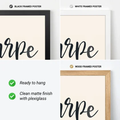 Carpe Diem Poster or Canvas Print