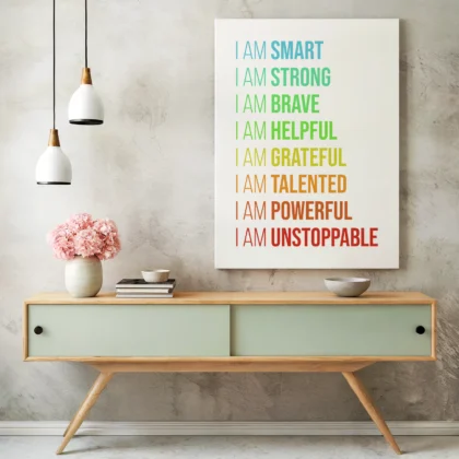 Kids Affirmation Wall Art