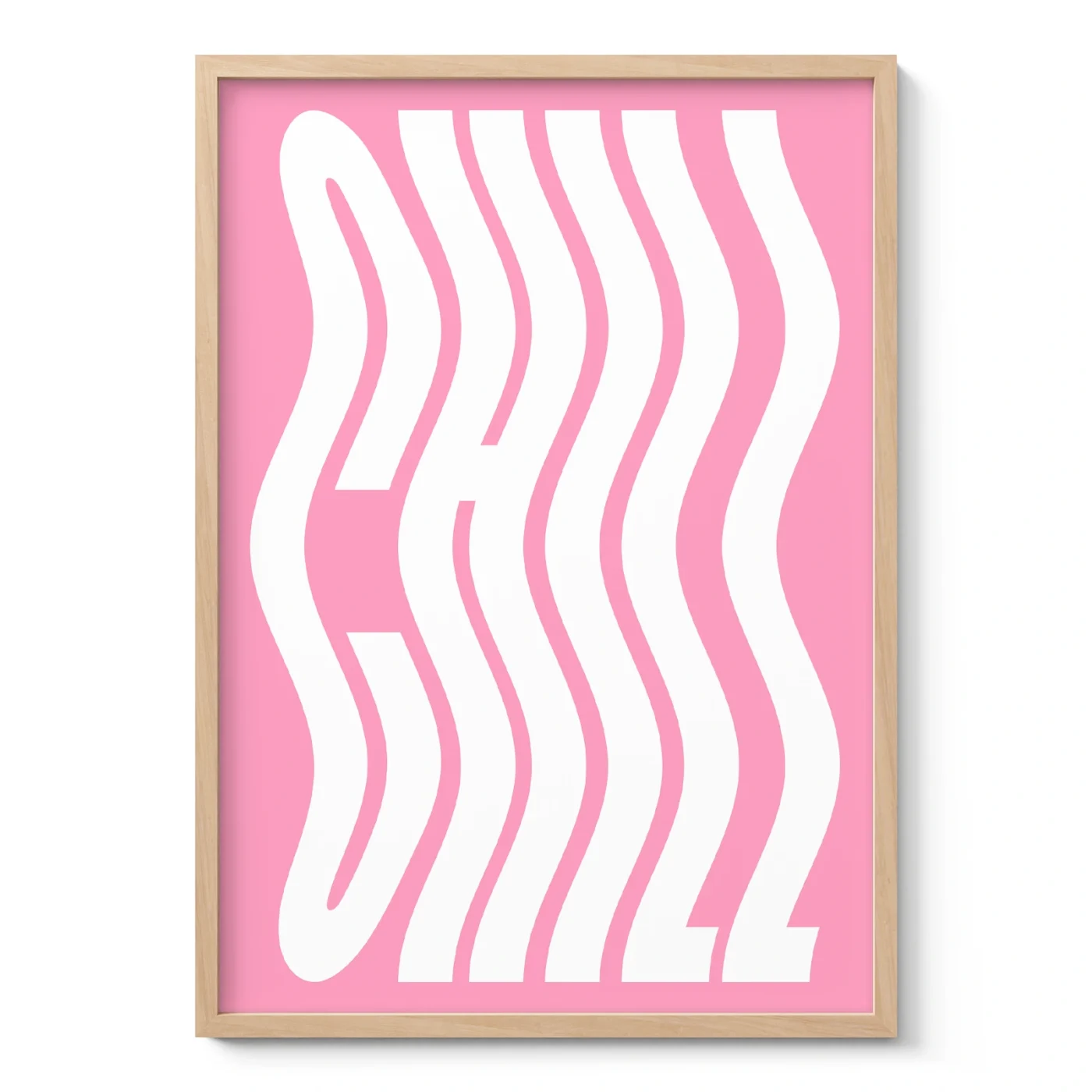 Chill Wall Art – Pink