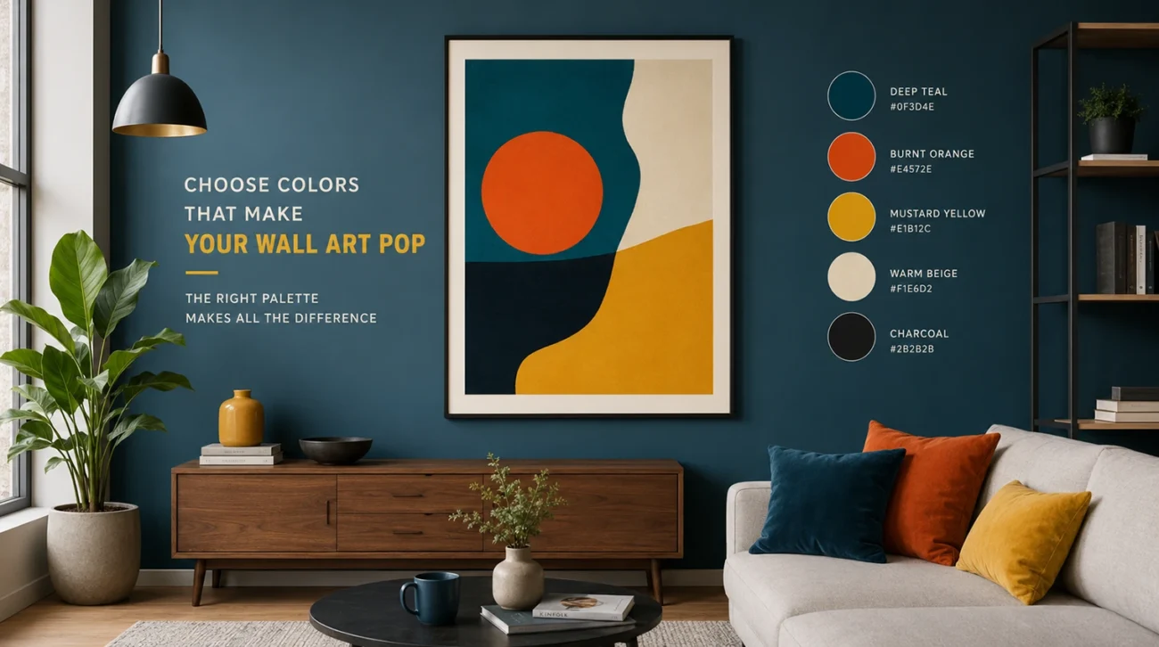 Choosing Color Palettes That Make Your Wall Art Pop