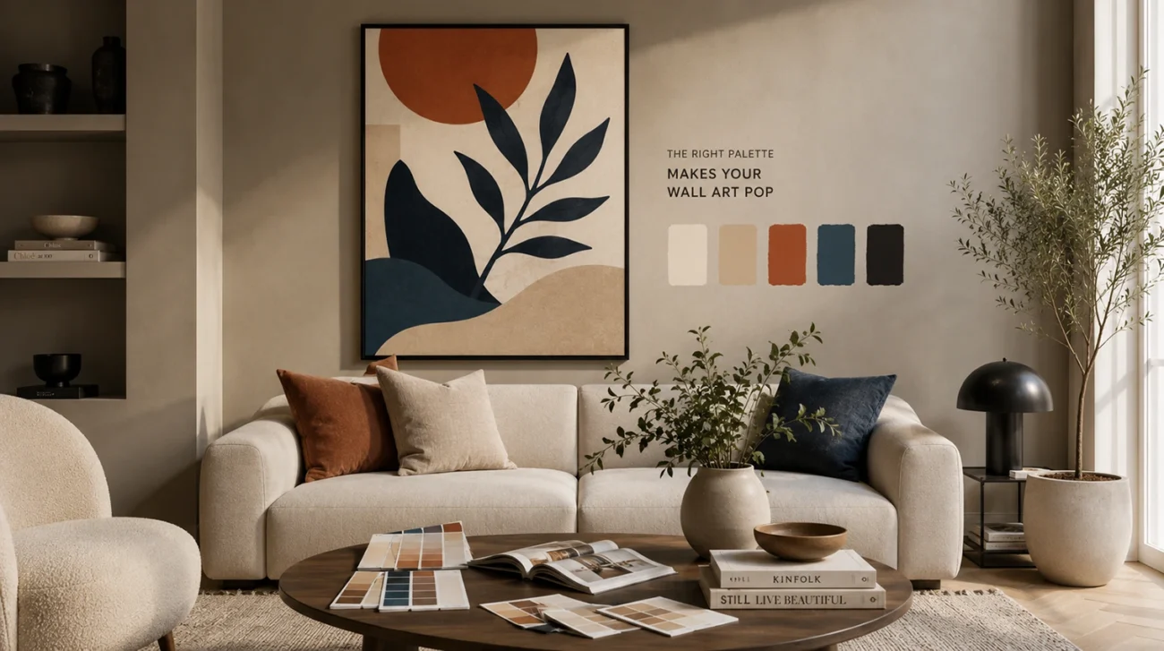 Choosing Color Palettes That Make Your Wall Art Pop