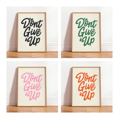 Don’t Give Up – Poster or Canvas Print