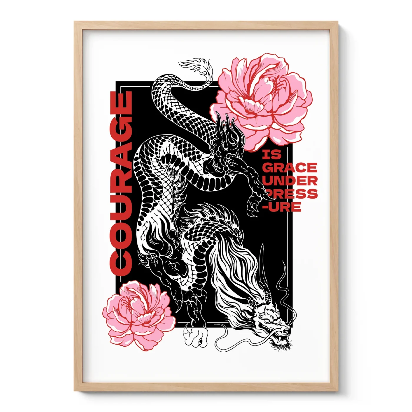 Japanese Dragon Wall Art