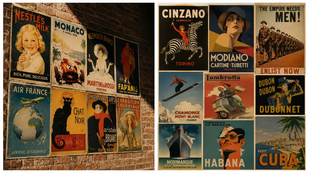 Exploring the Most Iconic Retro Poster Styles of the 20th Century