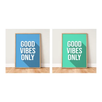 Good Vibes Only Wall Art