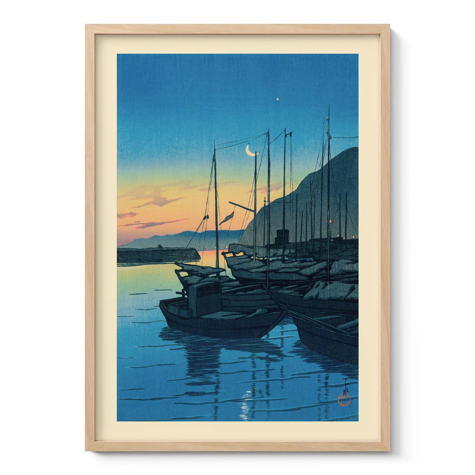 Morning in the Beppu by Hasui Kawase